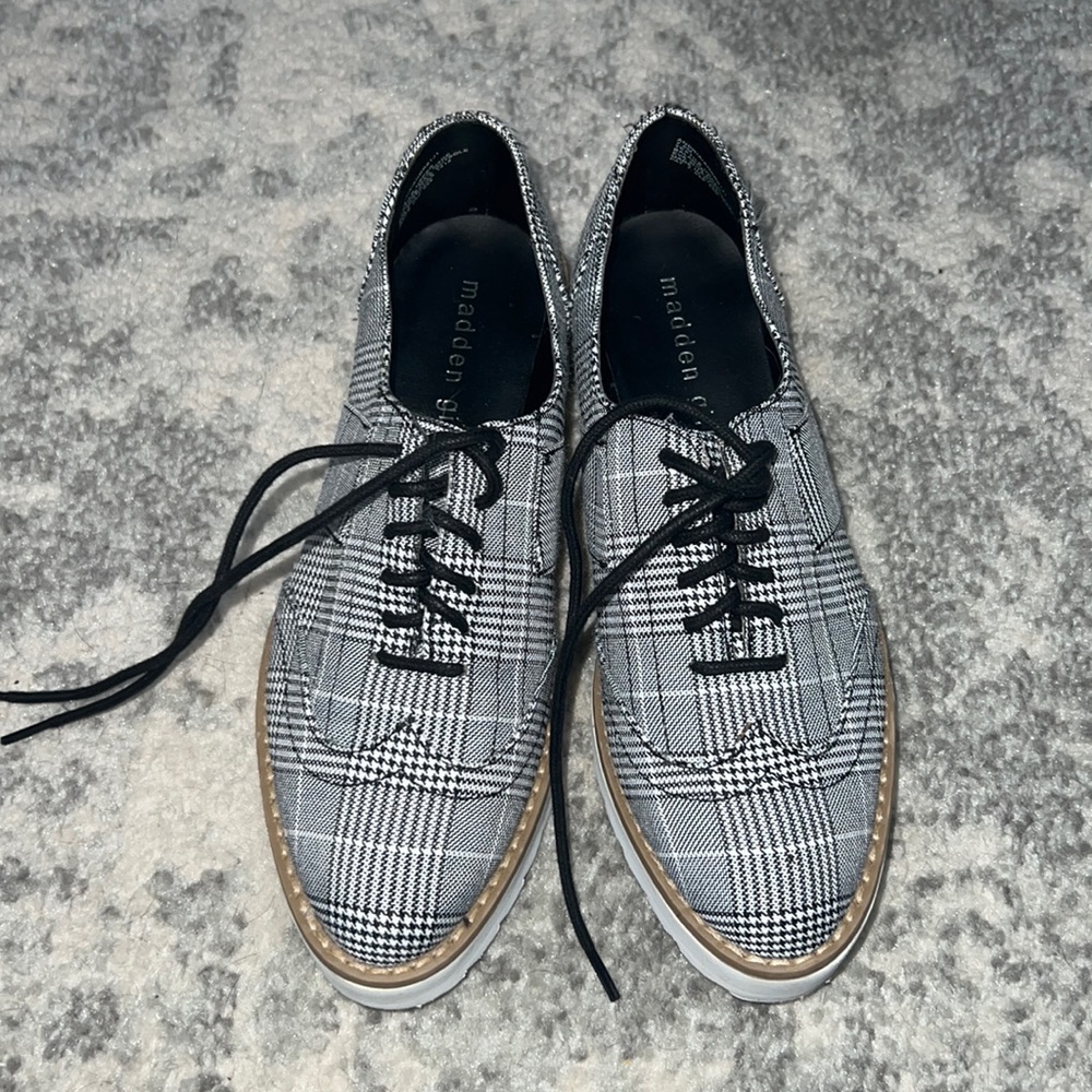 Madden Girl Platform plaid
